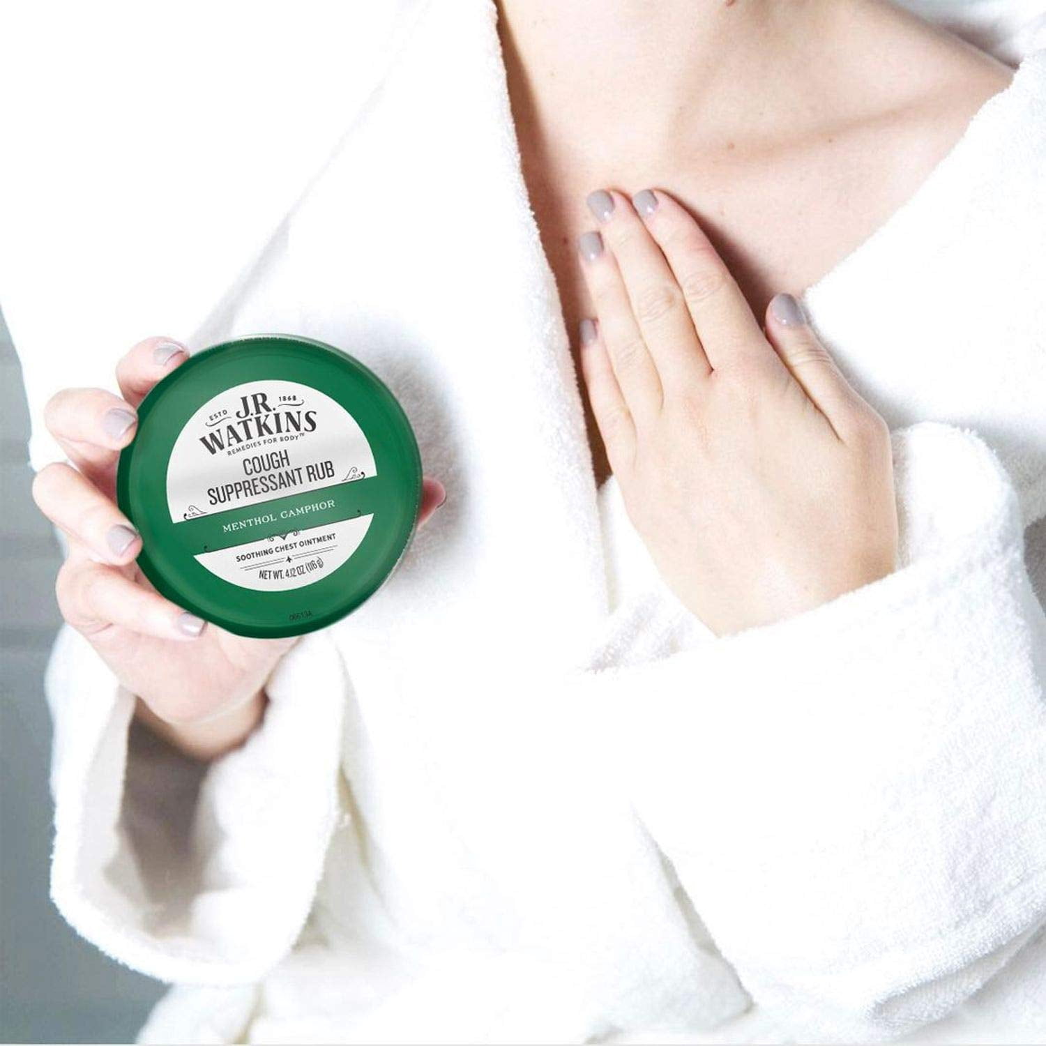 JR Watkin's Menthol Camphor Cough Suppresant Ointment 4.13 oz