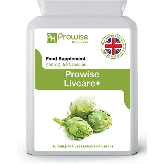 Prowise Advanced Livcare  60 Capsules Liver Cleanse & Detox NAC/Turmeric/Ginger