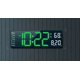 thumbnail image 4 of Reloj digital, pantalla de hora y temperatura, reloj de diseño moderno con regulador automático de brillo para adaptación de día a noche, temporizador y función de cuenta regresiva para una, 4 of 5
