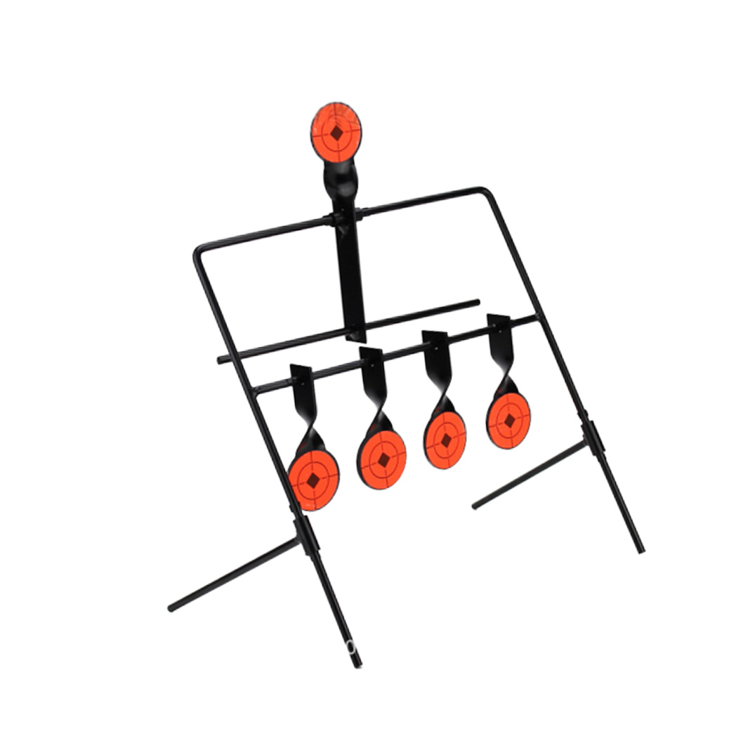 FOMIYES Stainless Steel Self Resetting Targets Black for Fun Hunting