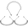 thumbnail image 1 of Pack 3 Diademas Metalicas Spring Waves Antideslizantes, 1 of 5