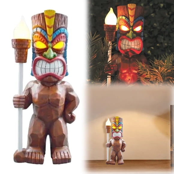 Maya Angry Garden Courtyard Decorative Lights Orange Resin (1*Maya Totem)