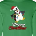 thumbnail image 4 of Inktastic Merry Christmas Penguin Long Sleeve T-Shirt, 4 of 5