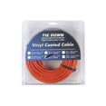 thumbnail image 1 of Cable de amarre de acero, 15 m, revestido de vinilo naranja, 7 x 7, 770 kg, 1 of 1