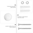 thumbnail image 3 of 2 Sets Toilet Installation Anchor Screw Fixing Support Toilet Fixing Bolt Bathroom Accessories, 3 of 9
