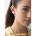 thumbnail image 4 of FindChic 19mm Star Earrings for Women, Hypoallergenic Silver Small Huggie Hoop Earring with 925 Sterling Silver Posts Christmas Birthday Jewelry Gifts for Her/Mom/Wife, 4 of 10
