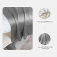 thumbnail image 2 of Standard Size Mulberry Silk Pillowcase,Cooling Pillow Cases with Hidden Zipper,Smooth Breathable Pillowslip Hleps Skin(20"x26",Grey), 2 of 9