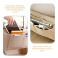 thumbnail image 2 of Bolsa de almacenamiento para mesita de noche con bolsillo, organizador colgante para dormitorio, 2 of 7