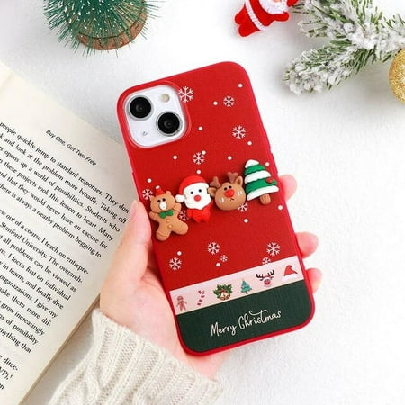 3D Doll Christmas Case For Huawei P Smart 2019 P30 Pro P20 Mate Honor X8 10I 10 20 Lite Soft New Year Gifts Cartoon Fundas Coque