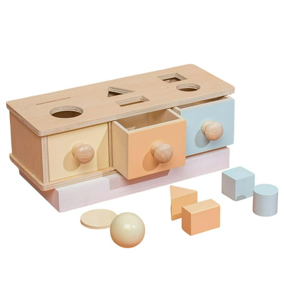 STARTIST Kids Box Early Educational Toy Preschool Learning Toy Object Permanence Box