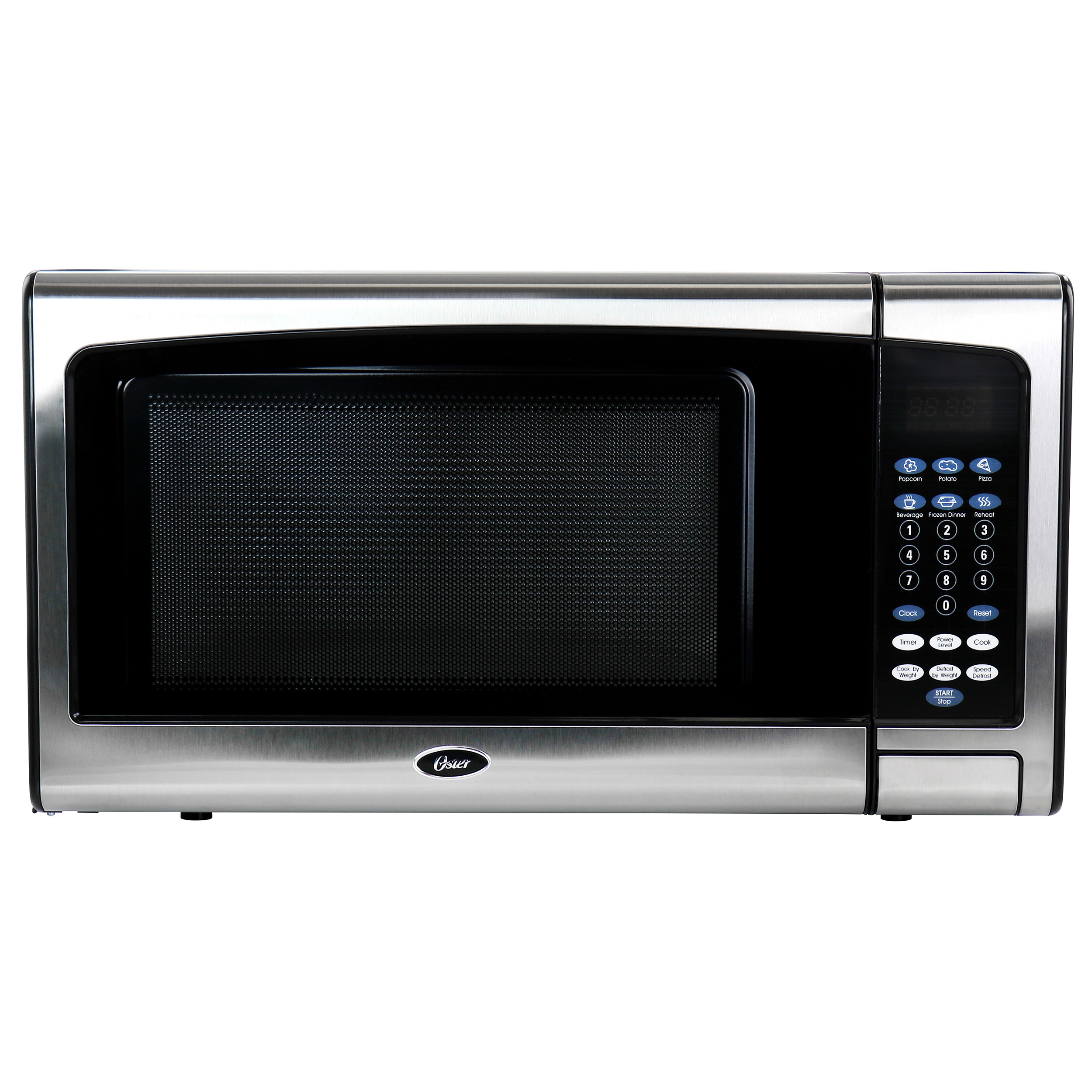 Oster Microwave Oven in Black and Silver