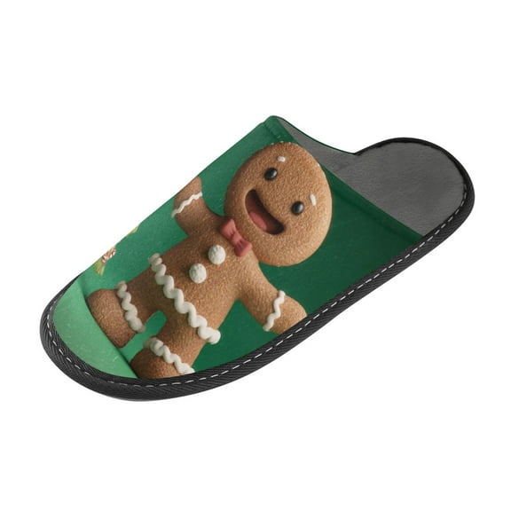 IAUYY Memory Foam House Slippers Suitable for Both Men and Women. Comfortable, Anti-Slip Plush Flat-Bottomed Slippers The Best Holiday Gift Cheerful