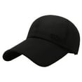 thumbnail image 2 of Baseball Cap Buckle Closure Sun Protection Breathable Solid Color Outdoor Hat for Women, 2 of 8