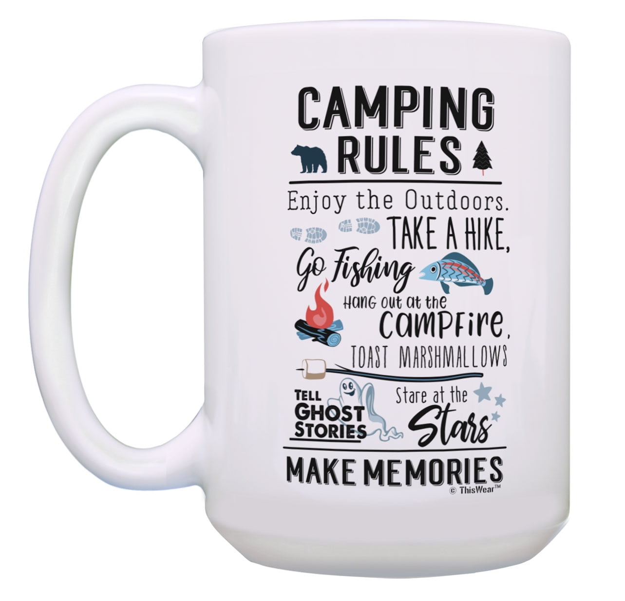 Funny Camping Gifts With Sayings For Campers Camp Men Women Coffee