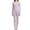 Purple, variant on cfhntfmh Thermal Underwear for Women Slim Soft Long Sleeve Crewneck Basic Shirts Seamless Stretch Long Johns Pajama Sets Sleepwear