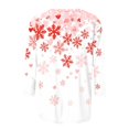 thumbnail image 5 of VKOYWKM Merry Christmas Tshirts for Women Christmas Graphic Tees Fall 3/4 Sleeve Tops Holiday Crew Neck Loose Fit Merry Xmas Tunic Top, 5 of 5