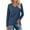 Navy Blue, variant on YYDGH Womens T Shirts V Neck Long Sleeve Casual Tops Soft Solid Color Basic Tee Coffee XXL