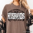 thumbnail image 2 of That Sounds Like My Husband's Problem Checkered T-Shirt, Sarcastic Wife Tee, 2 of 6