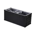 thumbnail image 2 of Rongfmy Porte-Stylo Conteneur d'Expédition Compact Multifonction Boîte de Rangement Conteneur Noir, 2 of 9