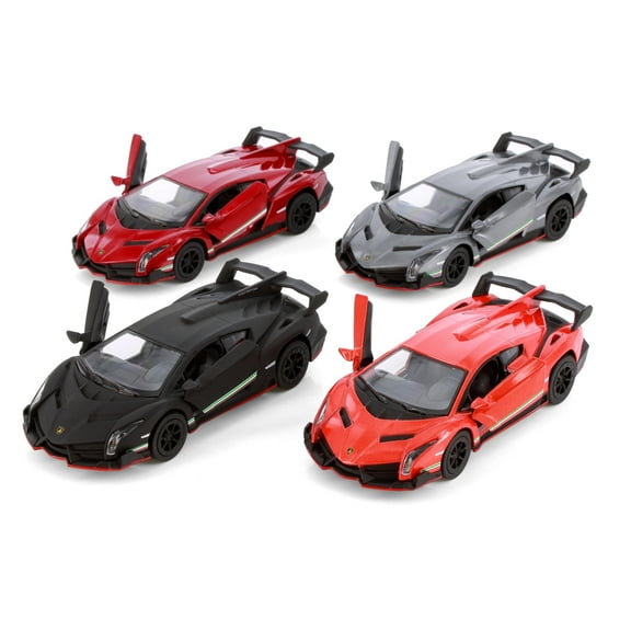 Lamborghini Veneno Diecast Car Package - Box of 12 1/36 scale Diecast Model Cars, Assorted Colors