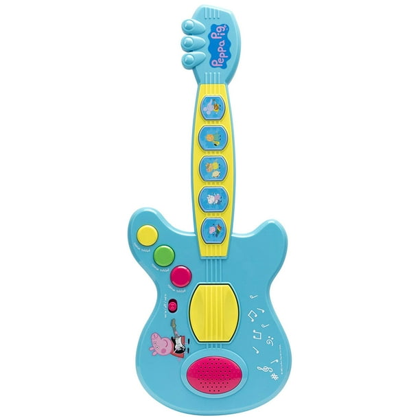 Peppa Pig Kids Musical Fun Stuff Educational Guitar - Walmart.com ...
