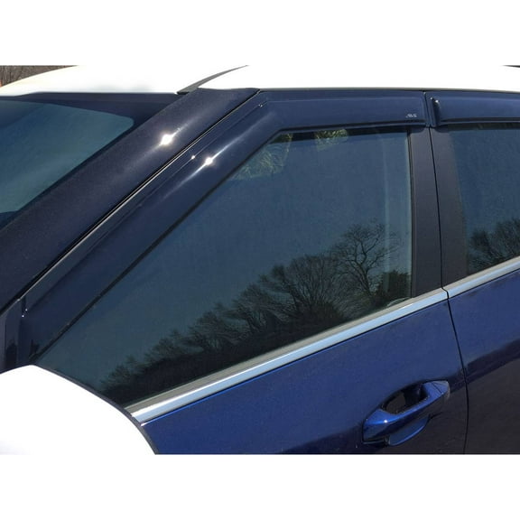 Auto Ventshade (AVS) by RealTruck Outside Mount Ventvisor / Window Deflectors | Compatible with 2021-2024 Kia Seltos, 4 pcs. | Smoke-94762