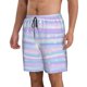 thumbnail image 2 of Balery Striped Gradient Traje de Baño Estilo Hawaiano para Hombre, Shorts de Secado Rápido con Bolsillos-Large, 2 of 6