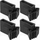 thumbnail image 1 of Set of 4 Non-Slip Ladder Feet, Rubber Ladder Feet, Ladder Foot Cover, Ladder Leg Covers, Black for Extension Pole, Home Workers on Construction Site, 1 of 5