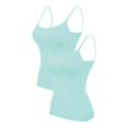thumbnail image 1 of 2PC Camisole Women's Chest Pad With Four Seasons Plus Size Modal Outer Wearing Base Beauty Back Top, 1 of 5