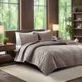 thumbnail image 2 of Gracie Mills Gayle 3-Piece Casual Geometric Velvet Quilt Set - GRACE-11837, 2 of 4