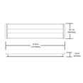 thumbnail image 2 of Nicor Lighting TARS114U 1 x 4 ft. TAR Select Series Architectural White Matte LED Retrofit Troffer, 2 of 2