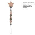 thumbnail image 7 of Zioy Infant Pacifier Clip Cartoon Star Creative Safe Lightweight Smooth Soothe Beech Baby Pacifier Clip Chain Home Supplies, 7 of 7