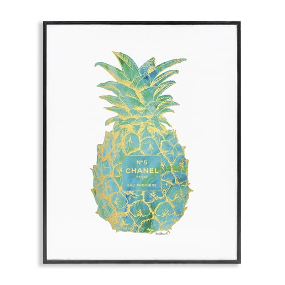 Stupell Industries Tropical Black Framed Giclee Art, 11 x 14, by Amanda Greenwood