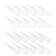 thumbnail image 4 of ColoMX 200pcs camisa de plástico Embalaje Clip Clip Abrazaderas con dientes Mujeres Hombres Ropa Pin, 4 of 8
