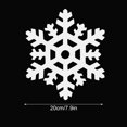 thumbnail image 3 of Qocolhg 5 Pcs Christmas Snowflakes Ornaments, Five Size Non-woven Fabric Snowflake Outdoor Decor Christmas Hanging Snowflake Ornaments for Window Decor Snowflakes Winter Indoor Decorations, 3 of 9