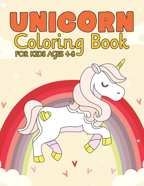 Unicorn Coloring Book for Kids Ages 48 Amazing Adorable
