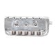 thumbnail image 4 of M Buder Puente de Guitarra Sin Cabeza de 6 Cuerdas con Accesorios Plateado (13 cm / 5.11 inches), 4 of 9