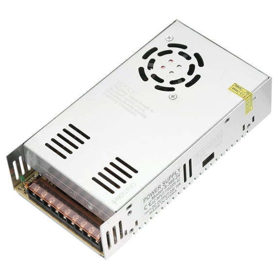DC 24V 15A 360W Power Supply Adapter Transformer Switch, AC 110V-220V Power Transformer Driver Converter