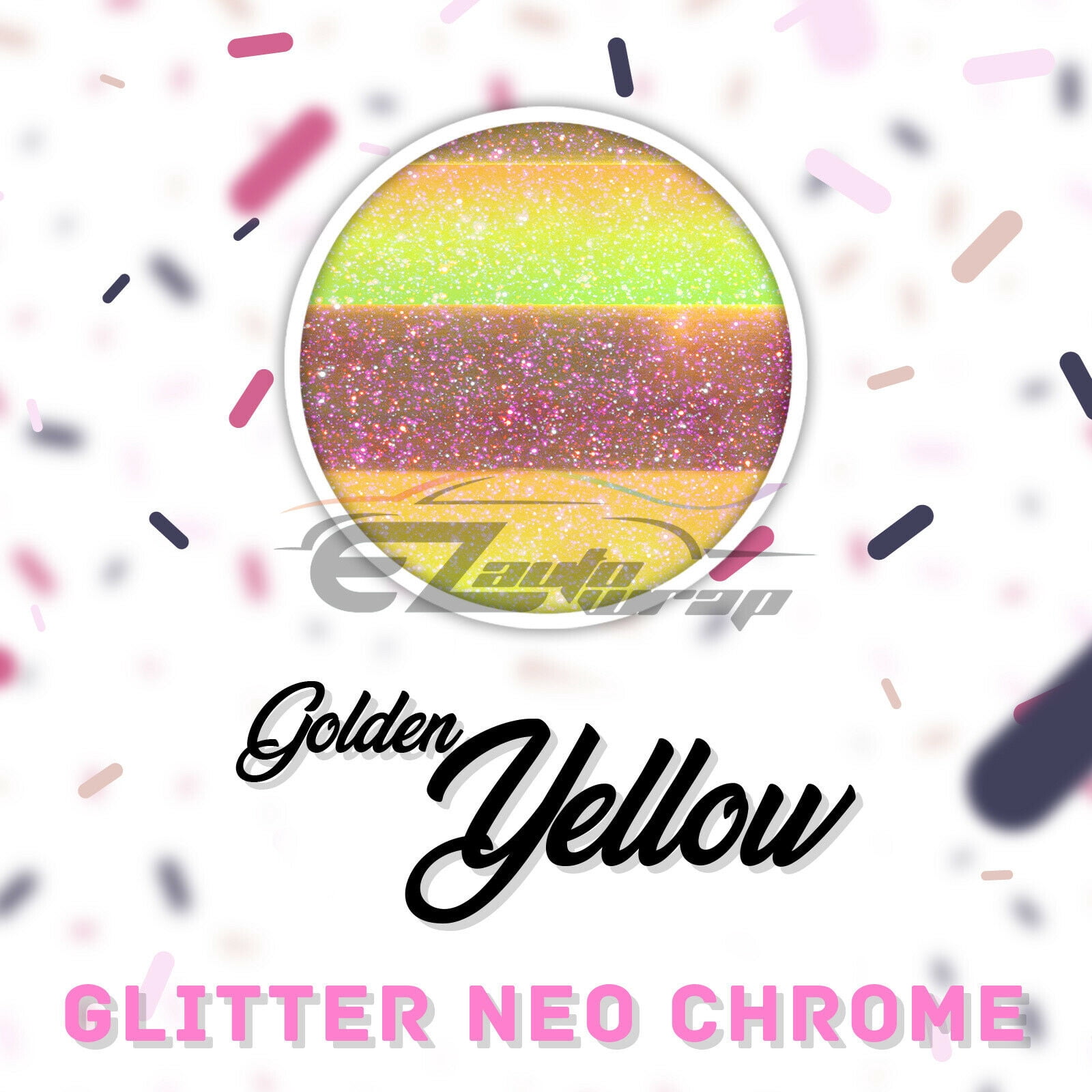 ESSMO™ Neo Chrome Glitter Holographic Sparkle T-Shirt Heat Transfer Vinyl HTV DHFL01 20"x96" (inches)