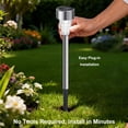 thumbnail image 6 of Rirool Solar Pathway Lights Outdoor Waterproof 12 Pack, Solar Powered Garden Stake Lights for Patio Walkway Driveway Yard Lawn Landscape Decor, Cool White, 6 of 8