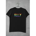 thumbnail image 5 of Old Glory Mens LGBT Ally Pride Short Sleeve Graphic T Shirt, 5 of 6