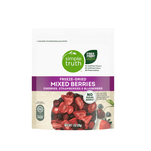 Simple Truth Freeze-Dried Mixed Berries No Sugar Added 2-Pack 1 oz