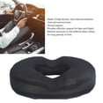 thumbnail image 6 of YAHHU Gel Donut Cushion Pad for Tailbone Pain Relief Ergonomic Prostate Surgery Recovery Seat Pillow Memory Foam Black 16.1 inches / 41 cm, 6 of 10