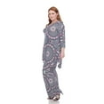 thumbnail image 2 of White Mark Women's Plus Size Tunic and Palazzo Pant Set, 2 of 4