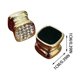 thumbnail image 3 of HomeKingdee Magnetic Diamond Square Clip-On Earrings - Double-Sided No Piercing Earrings for Women Fashion Jewelry Gift, 3 of 5
