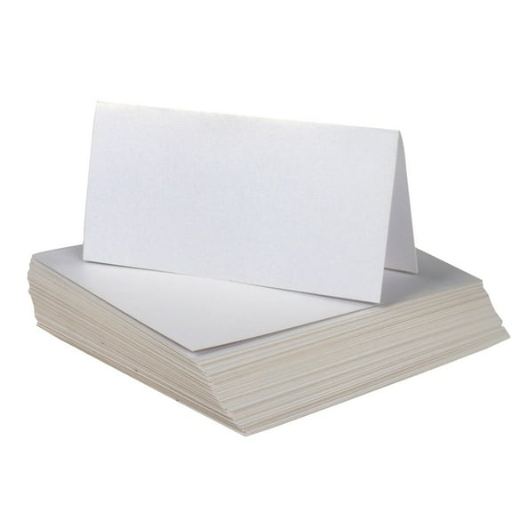 PAMINGONO 25Pcs Table Name Place Cards Simple Design for Wedding Engagement Party White Paper 10x10in