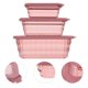 thumbnail image 4 of 3 recipientes para mezclar ensaladas, almacenamiento de refrigerios, contenedor de alimentos de cocina, caja organizadora de verduras, 4 of 6