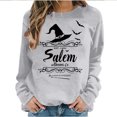 thumbnail image 1 of RKSTN Sweat-Shirt Chandail en Molleton pour Femmes Col Rond Imprimé Halloween Chandail en Molleton Manches Longues Chandail en Molleton à Capuche Tenues d'Automne, 1 of 5