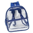thumbnail image 1 of Mochila Transparente, Mochila Transparente de PVC Resistente Con Correa Reforzadas Para Niños y Niñas, Mochila Transparente Para Deportes, Trabajo, Estadio, Seguridad, Viajes, 1 of 7