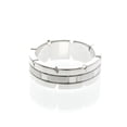 thumbnail image 2 of Pre-Owned Cartier Tank Française Ring White Gold (18K) Fashion No Stone Band Ring Silver, 2 of 9